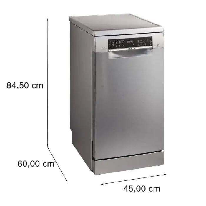 Bosch SPS6YMI14E Lavastoviglie slim da libera installazione 45 cm Acciaio spazzolato anti-impronta , 157592 , Immagine 2