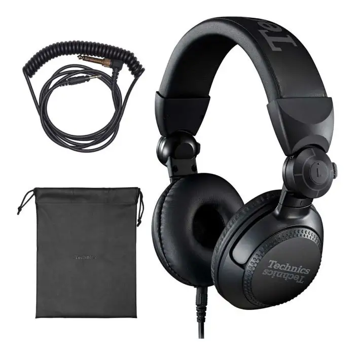 Technics EAH-DJ1200EK Black Cuffie DJ Driver 40mm Cavo Rimovibile , 152608 , Immagine 5