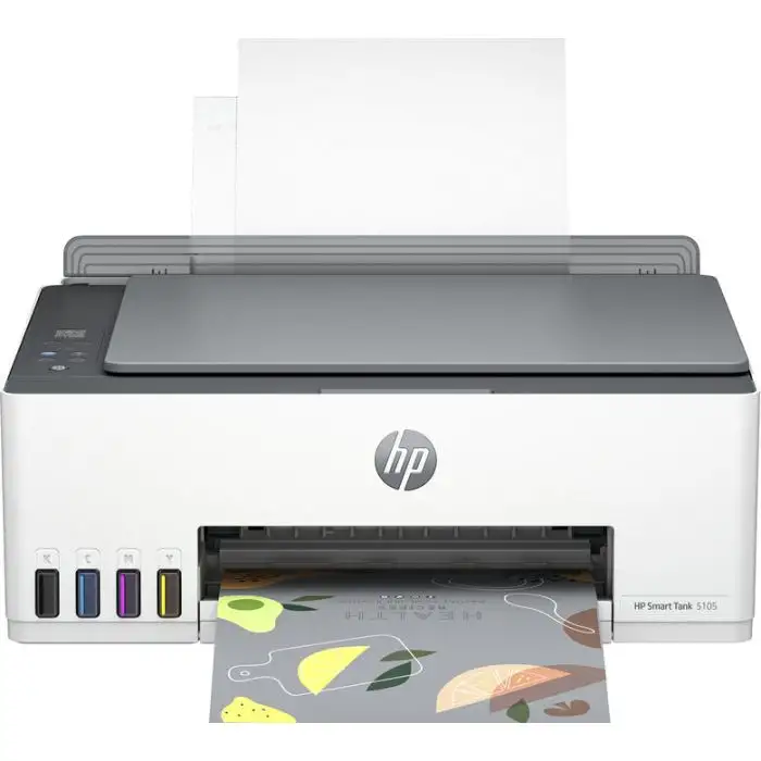 HP Smart Tank Stampante multifunzione 5105, Colore, Stampante per Abitazioni e piccoli uffici, Stampa, copia, scansione, wireless, Serbatoio stampante (tank) per grandi volumi di documenti,  , 151954 , Immagine 2