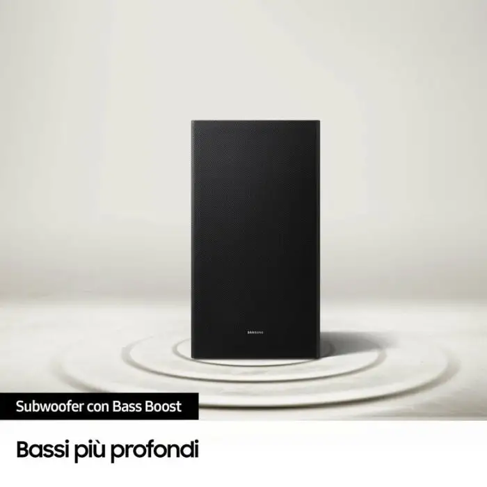 Samsung Soundbar HW-B650D/ZF Serie B, 4 Speaker, Wireless Dolby 5.1ch, Audio a 3.1 Canali, Surround sound expansion, Compatibile con Alexa e Google Assistant, Black , 154813 , Immagine 6