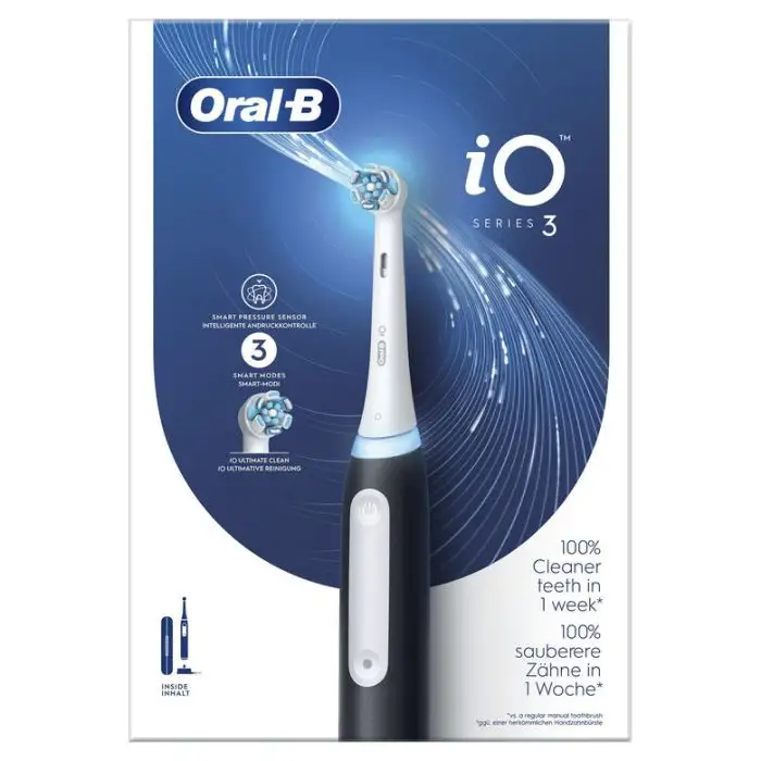 Oral-B Spazzolino Elettrico iO 3 Nero, 1 Testina , 150636 , Immagine 6