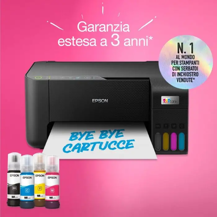 Epson EcoTank ET-2860 Ad inchiostro A4 5760 x 1440 DPI 33 ppm Wi-Fi , 151867 , Immagine 3