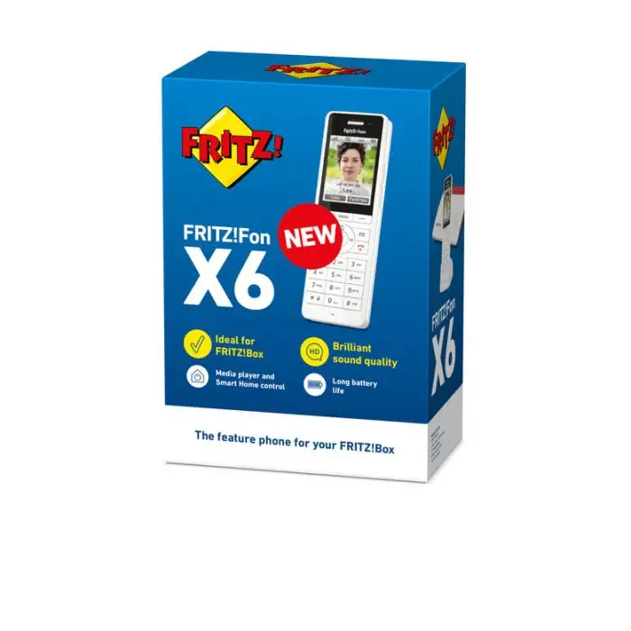 FRITZ!Fon X6 Telefono DECT Identificatore di chiamata Bianco , Default Category , 155127 , Immagine 4