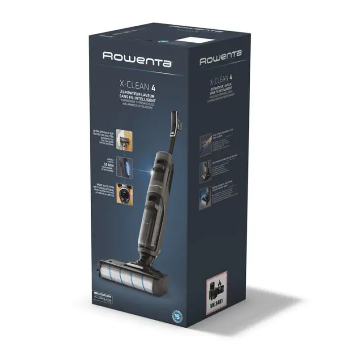 Rowenta X-Clean 4 , Lavapavimenti Senza Fili con Auto-Propulsione e Rilevazione Automatica dello Sporco, Doppio Serbatoio e Sistema di Autopulizia, Autonomia 50&#039; per Tutti i Tipi di Paviment , 156057 , Immagine 18