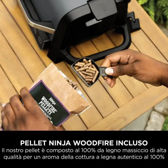 Ninja Barbecue elettrico Woodfire con affumicatore integrato OG701EU , 158128 , Immagine 13