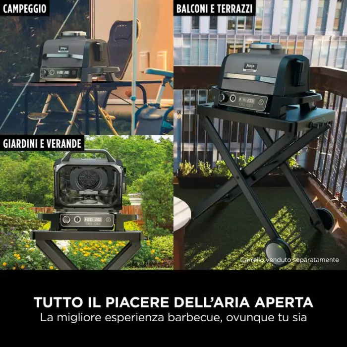 Ninja Barbecue elettrico Woodfire con affumicatore integrato OG701EU , 158128 , Immagine 16