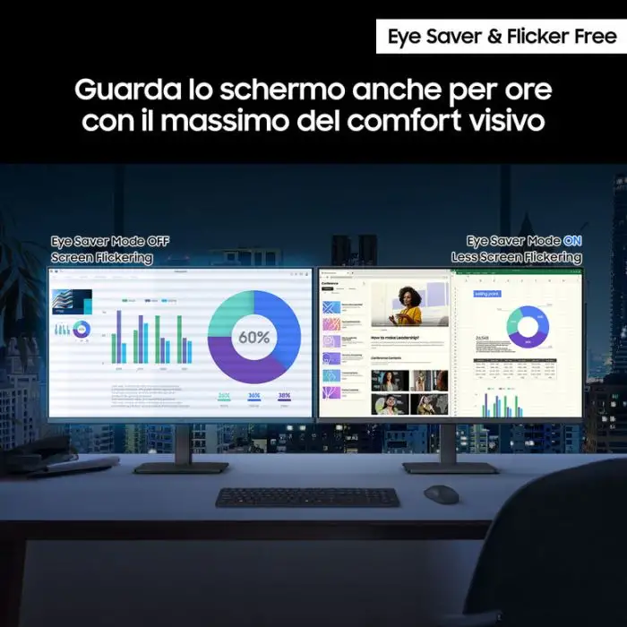 Samsung Monitor LED Serie S30GD da 27&#039;&#039; Full HD Flat , 157158 , Immagine 5
