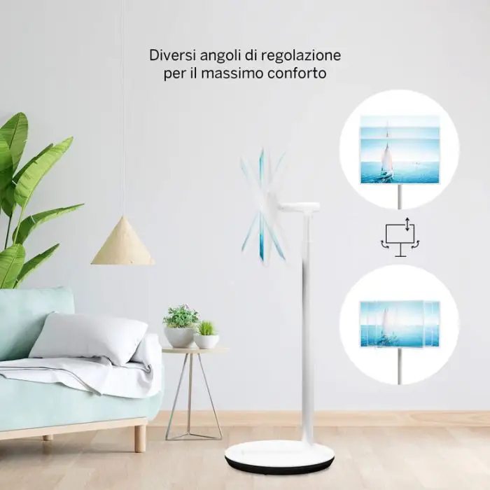Thomson GO TV 32HA4M44 Televisione Smart TV 32 Pollici Led Portatile con ruote e batteria integrata Bianco , 158633 , Immagine 5