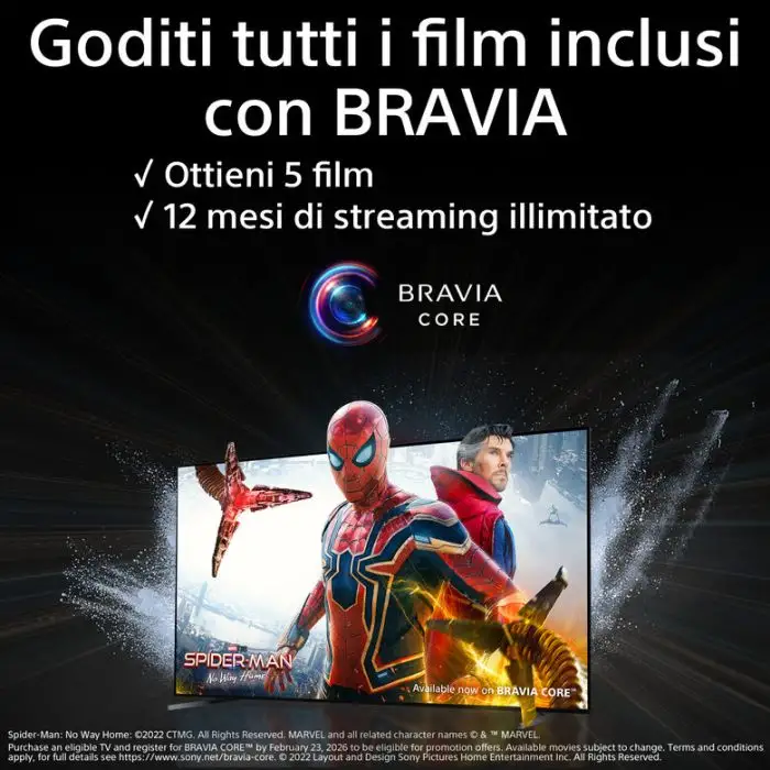 Sony BRAVIA KD-65X85L Full Array LED 4K HDR Google TV ECO PACK BRAVIA CORE Seamless Edge Design , 147815 , Immagine 6