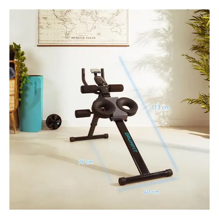 Cecotec AB Trainer Macchina per addominali pieghevole con supporto per dispositivi , 153060 , Immagine 8