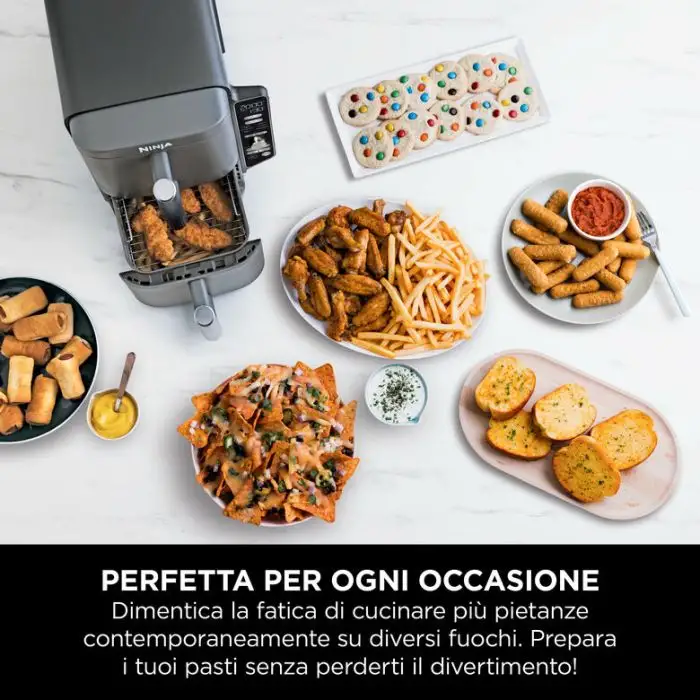 Ninja Friggitrice ad aria Double Stack XL da 9,5 L SL400EU , 158074 , Immagine 22