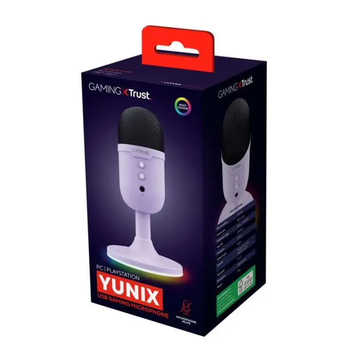Trust GXT 234P Yunix Viola Microfono da tavolo , 155782 , Immagine 6