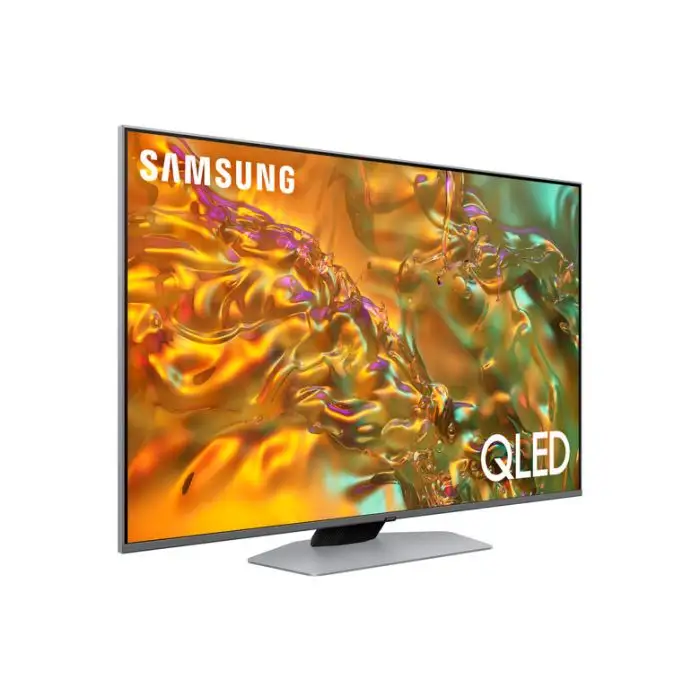 Samsung Q80D Televisione Smart TV 50 Pollici Qled Processore NQ4 AI GEN2 4K AI Upscaling Simple Chamfer Design Dolby Atmos Eclipse Silver , 153329 , Immagine 8