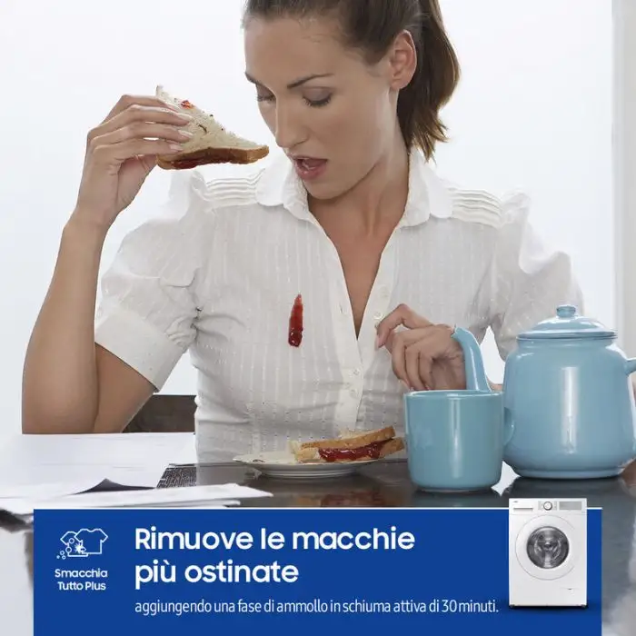 Samsung WW90CGC04DTH lavatrice Caricamento frontale 9 kg 1400 Giri/min A Bianco , 149815 , Immagine 16