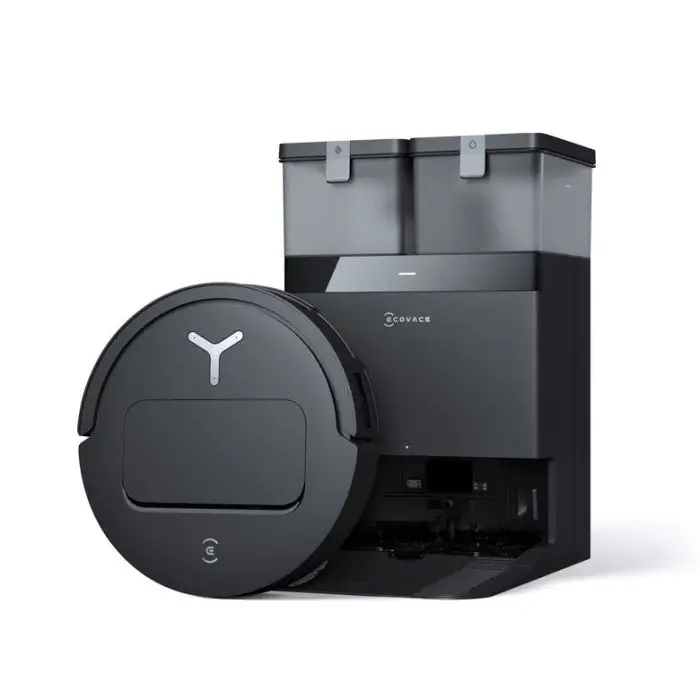 Ecovacs DEEBOT T50 OMNI Robot Aspirapolvere Lavapavimenti, 15000 Pa, Spazzola Laterale Estensibile e Lavapavimenti, ZeroTangle 2.0, lavaggio con acqua calda a 70 ℃, Ultrasottile 81 mm, nero , 158436 , Immagine 2
