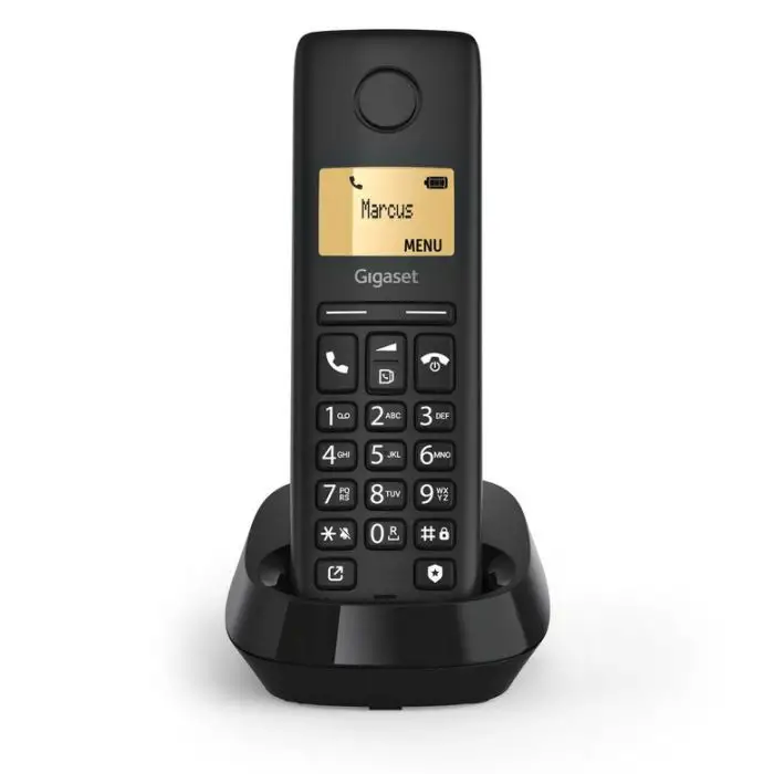 Gigaset PURE 100 Telefono analogico/DECT Identificatore di chiamata Nero , 152283 , Immagine 3