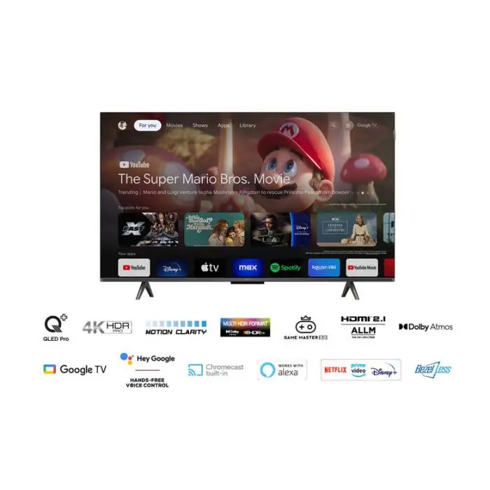 TCL 43C655 Televisione Smart TV 43 Pollici Qled 4K Serie C6 Dolby Vision Atmos Google TV , 154954 , Immagine 5
