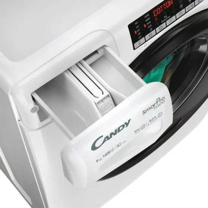 Candy Smart Pro Inverter CSO 496TWMB6/1-S lavatrice Caricamento frontale 9 kg 1400 Giri/min Bianco , 152337 , Immagine 9