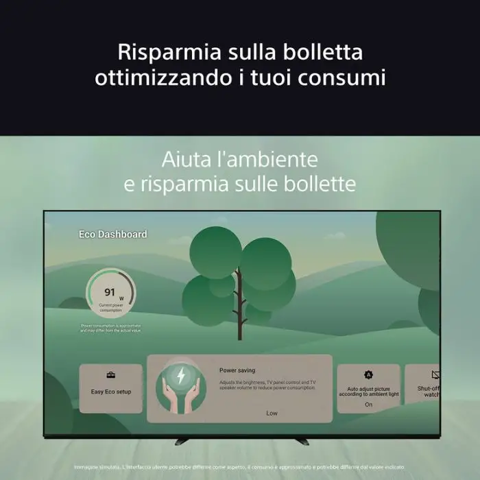 Sony K65XR83AEP Televisione Smart TV 65 Pollici Oled 4K Bravia Nero , 154015 , Immagine 7
