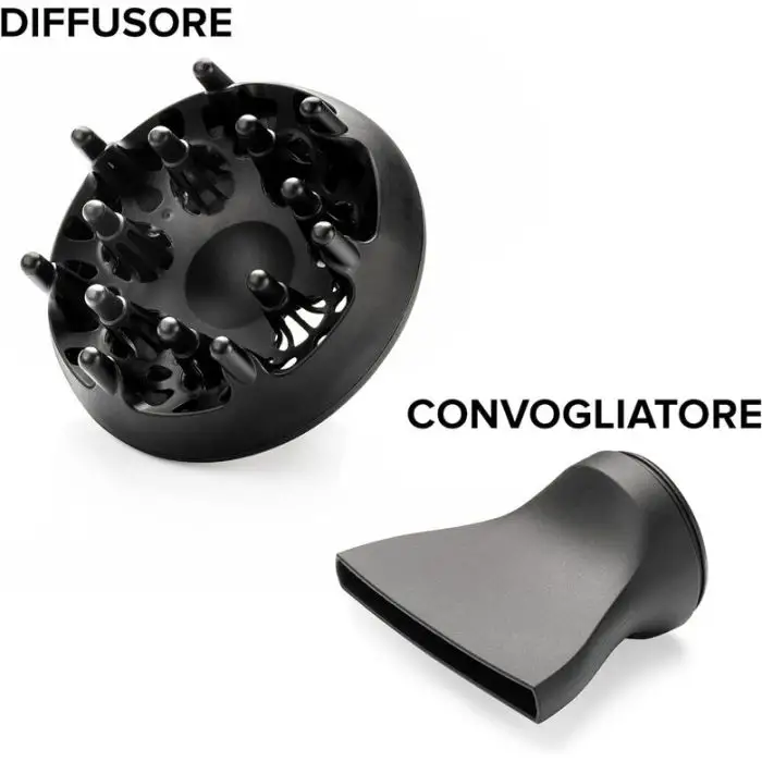 Bellissima P7 3200 Asciugacapelli, Motore Professionale, 2100 Watt, Ionizzatore, 2 Velocità, 3 Temperature, Diffusore per Ricci, Colpo Aria Fredda, Leggero, Custodia da Viaggio, Fermacavo , 154590 , Immagine 6