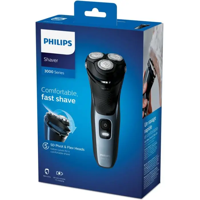 Philips 3000 series Shaver series 3000 S3133/51 Rasoio elettrico Wet &amp; Dry, Serie 3000 , 151457 , Immagine 8