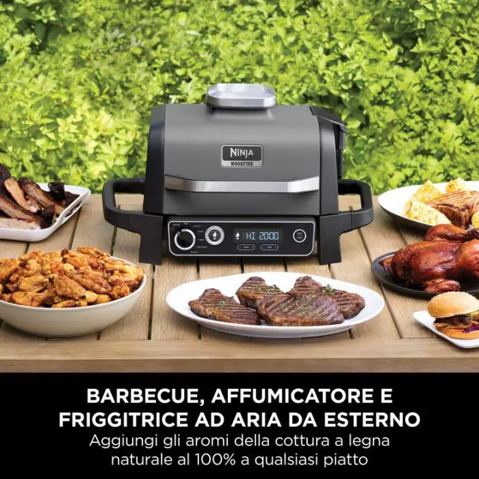 Ninja Barbecue elettrico Woodfire con affumicatore integrato OG701EU , 158128 , Immagine 8