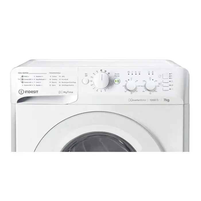 Indesit MTWC 71296 W IT lavatrice Caricamento frontale 7 kg 1200 Giri/min Bianco , 157071 , Immagine 2
