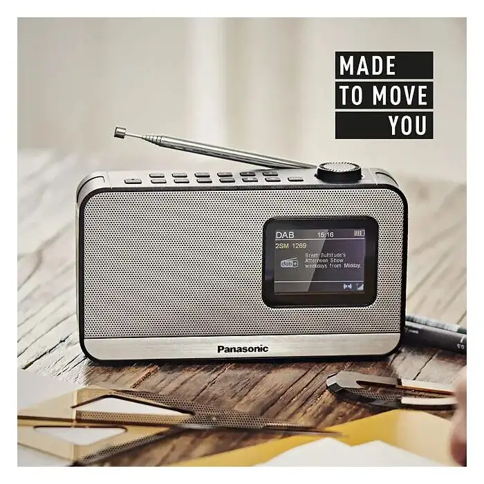 Panasonic RF-D15 Portatile Digitale Nero, Argento , 147754 , Immagine 2