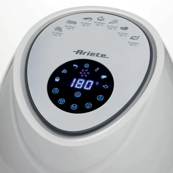 Ariete 4618/03 Singolo 5,5 L Indipendente 1800 W Friggitrice ad aria calda Acciaio inossidabile, Bianco , 130175 , Immagine 2