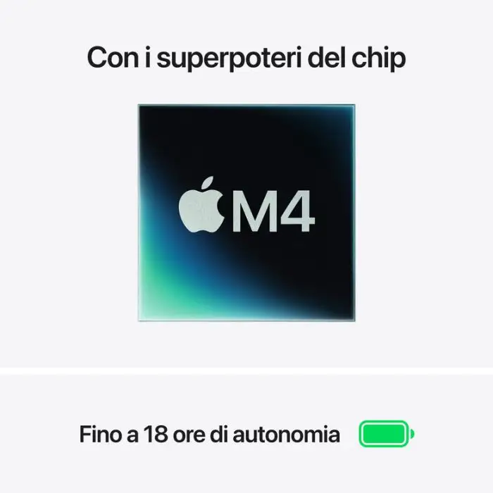 Apple MacBook Air 13&#039;&#039; M4 chip 10-core CPU 10-core GPU, 16GB, 512GB SSD - Mezzanotte , 158325 , Immagine 4