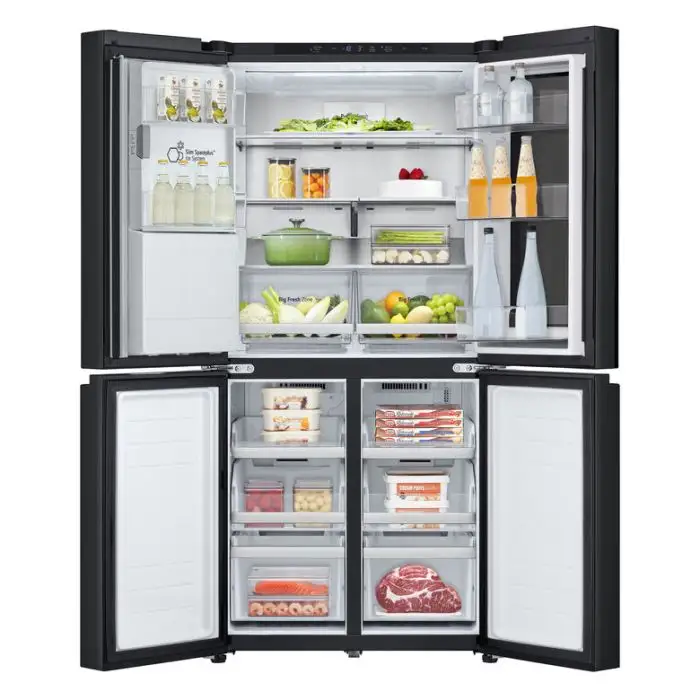 LG InstaView GMG860EPBE Frigorifero Multidoor Slim , Classe E, 508L, Wi-Fi, UVnano, Nero , 156648 , Immagine 2