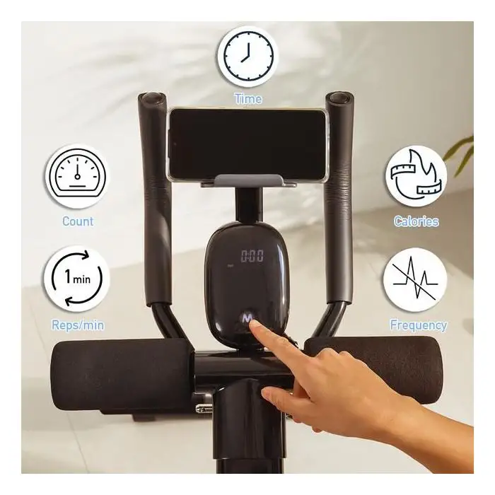 Cecotec AB Trainer Macchina per addominali pieghevole con supporto per dispositivi , 153060 , Immagine 4