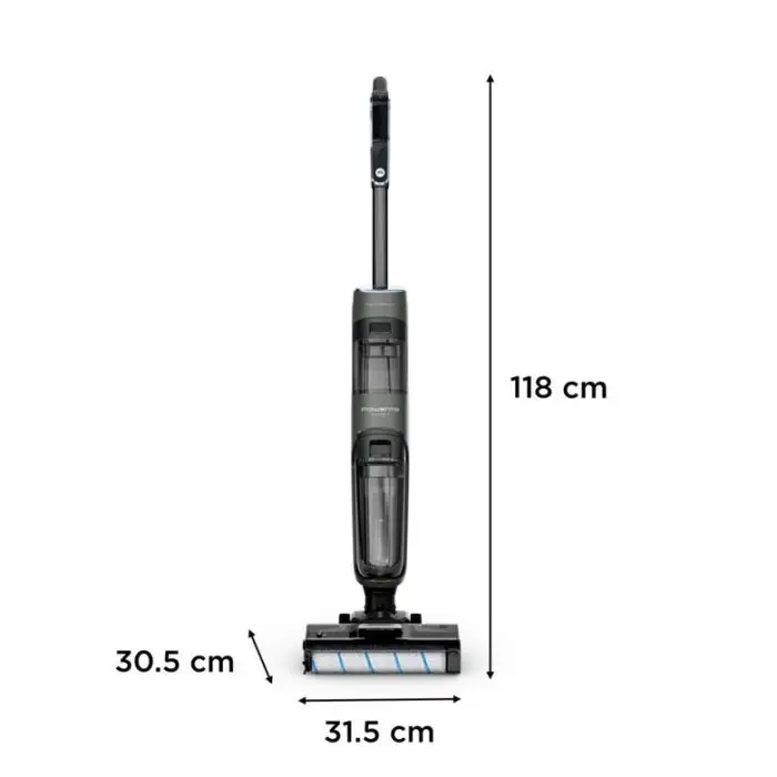 Rowenta X-Clean 4 , Lavapavimenti Senza Fili con Auto-Propulsione e Rilevazione Automatica dello Sporco, Doppio Serbatoio e Sistema di Autopulizia, Autonomia 50&#039; per Tutti i Tipi di Paviment , 156057 , Immagine 16