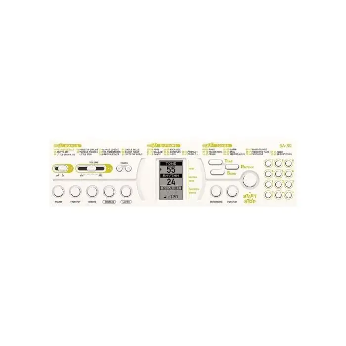 Casiotone SA-80 Tastiera Musicale con 44 tasti Bianca , 152568 , Immagine 3
