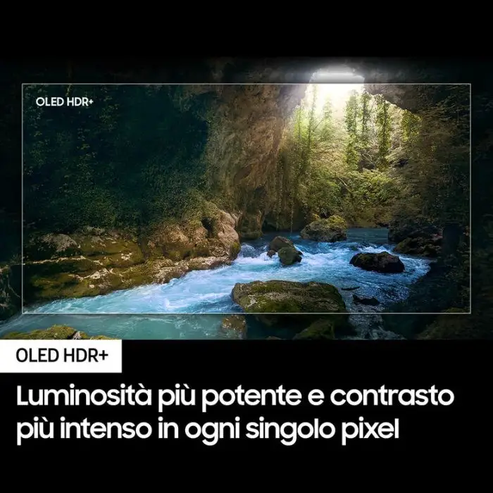 Samsung QE55S90DAEXZT Televisione Smart TV 55 Pollici Oled 4K Dolby Atmos Graphite Black Processore NQ4 AI GEN2 Self-illuminating pixels Laser Slim Design , 153325 , Immagine 5