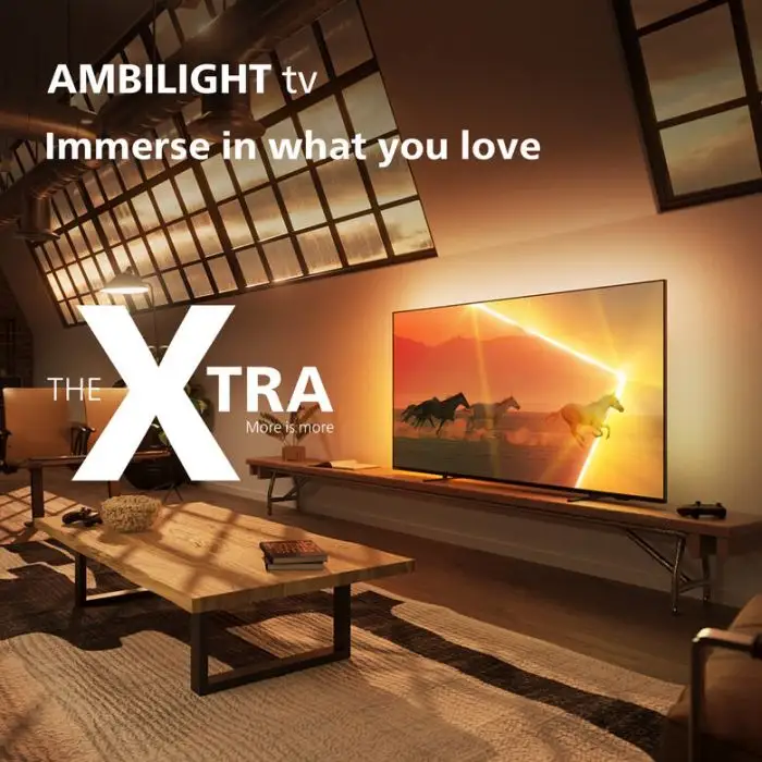 Philips Ambilight TV The Xtra 9008 55“ 4K UHD Dolby Vision e Dolby Atmos Google TV , 149819 , Immagine 3