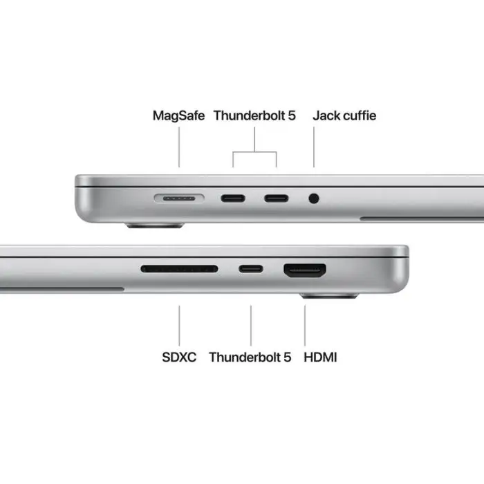 Apple MacBook Pro 16&quot;: Chip M4 Max con cpu 14 core e gpu 32 core, 1TB SSD - Argento , 156484 , Immagine 7