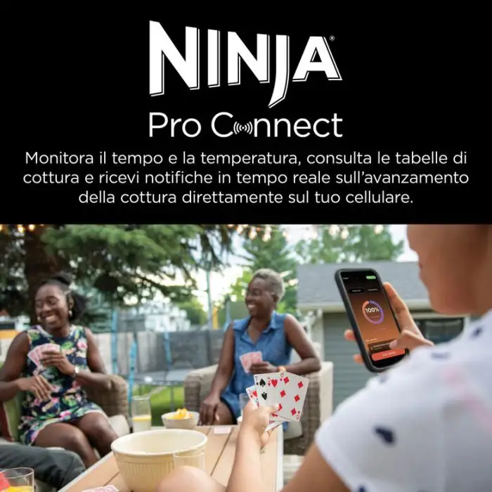 Ninja Barbecue elettrico e Affumicatore Woodfire Pro Connect XL OG901EU , 158131 , Immagine 7
