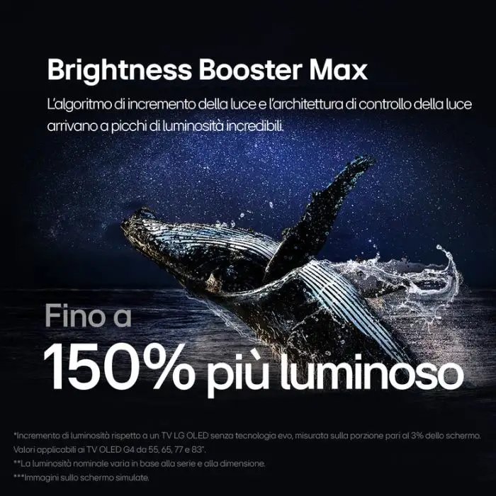 LG Oled65G45LW Televisione Smart TV 65 Pollici Oled Evo 4K Serie G4 Dolby Vision , 153452 , Immagine 4