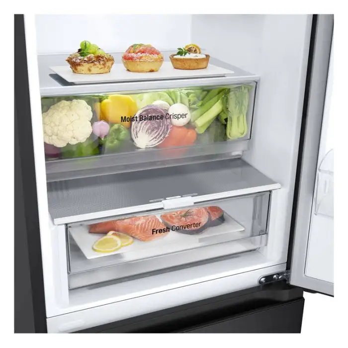 LG GBV3100DEP Frigorifero combinato, Classe D, 344L, Fresh Converter, Porte piatte, Nero , 155317 , Immagine 12