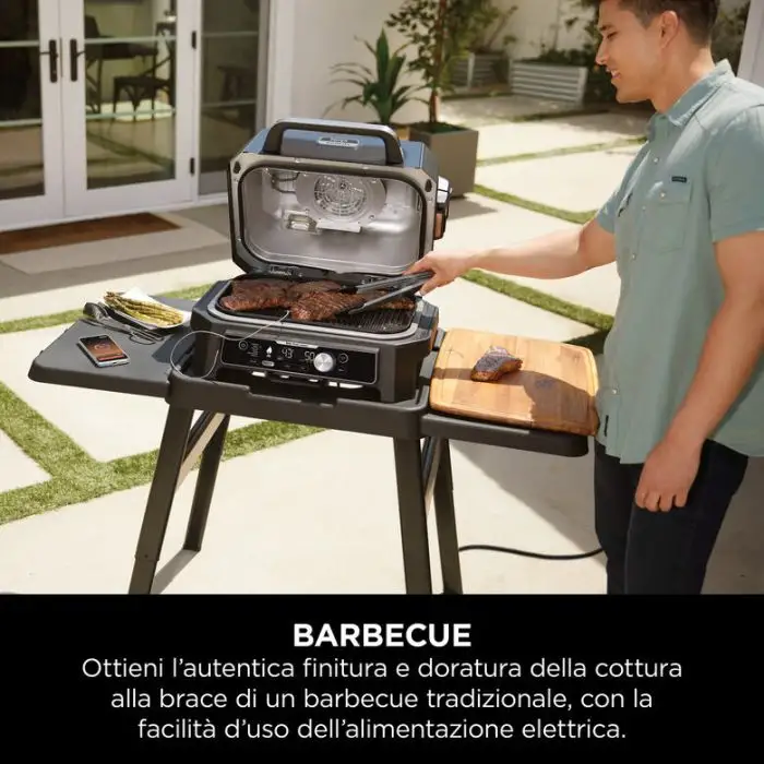 Ninja Barbecue elettrico e Affumicatore Woodfire Pro Connect XL OG901EU , 158131 , Immagine 4