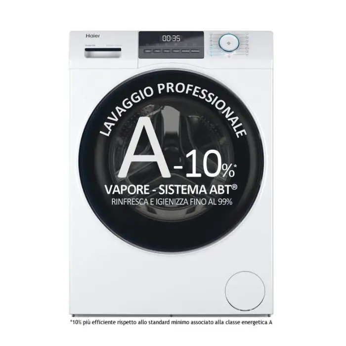 Haier HW80-BP14929A-S lavatrice Caricamento frontale 8 kg 1400 Giri/min Bianco , 153876 , Immagine 12