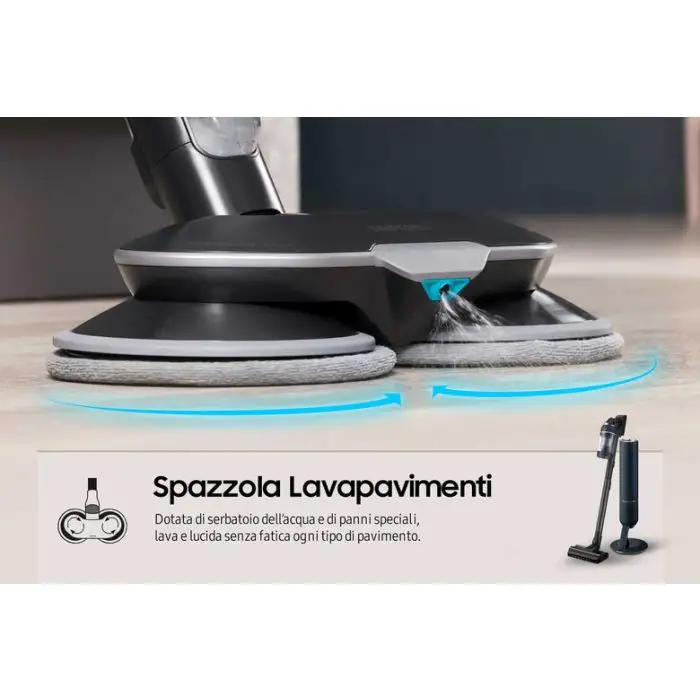 Samsung VS20C8524TB/WA scopa elettrica Wireless Senza sacco 580 W , 153119 , Immagine 7