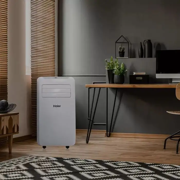 HAIER AM09AA1TAA Condizionatore Portatile 9000 Btu/h con Telecomando e Funzione Timer Bianco , 141166 , Immagine 4