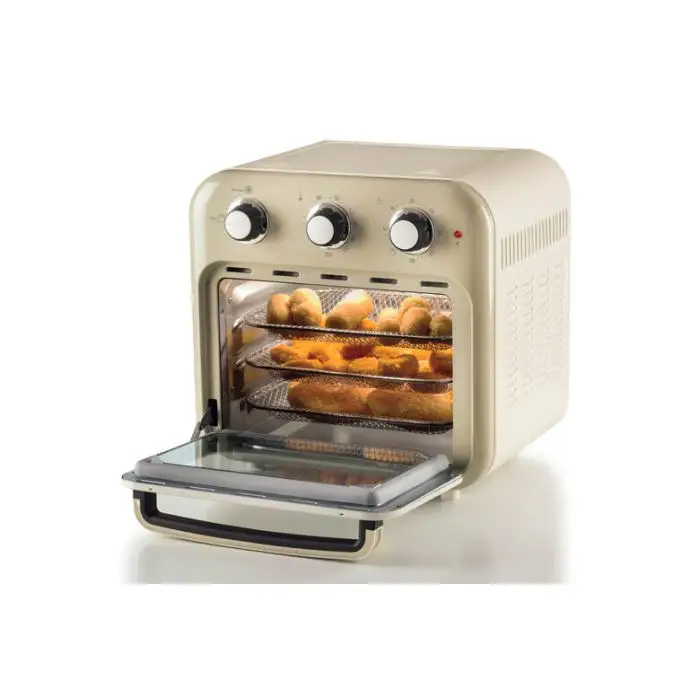 Ariete 4632 Friggitrice ad aria e forno Vintage, 1400W, 2in1, Capacità 16L, Accessori inclusi, Timer 60 minuti, Doppio vetro, Beige , 156348 , Immagine 2