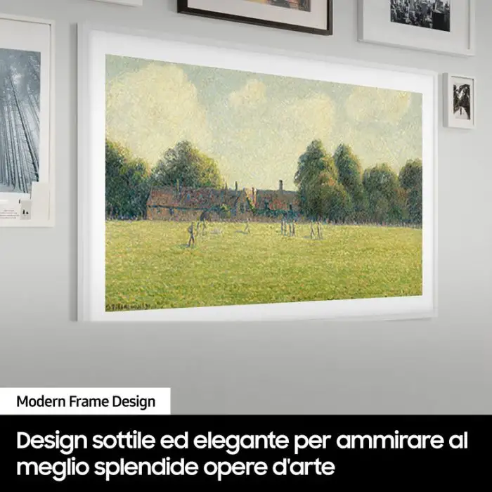 Samsung QE65LS03DAUXZT Televisione Smart TV 65 Pollici Qled 4K The Frame Black Matte Display Processore Quantum 4K Modern Frame Design Dolby Atmos , 153281 , Immagine 4