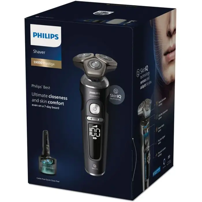 Philips Shaver S9000 Prestige SP9840/32 Rasoio elettrico Wet &amp; Dry con SkinIQ , 150086 , Immagine 4