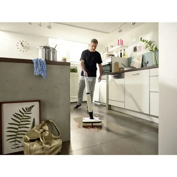 Kärcher FC 7 CORDLESS Electric broom Batteria Bagnato Senza sacchetto Nero, Bianco, Giallo 2,85 Ah , 152548 , Immagine 2