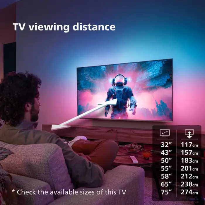 Philips Ambilight TV The Xtra 9008 55“ 4K UHD Dolby Vision e Dolby Atmos Google TV , 149819 , Immagine 15