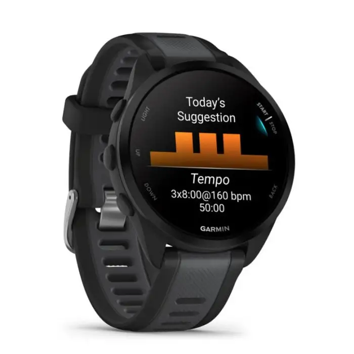 Garmin Forerunner 165 3,05 cm (1.2&quot;) AMOLED Digitale 390 x 390 Pixel Touch screen Nero GPS (satellitare) , 153911 , Immagine 3